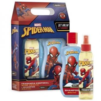 Conjunto de Cuidado Personal Infantil de Spiderman ( Body Spray de 125 ml + Champú de 200 ml )