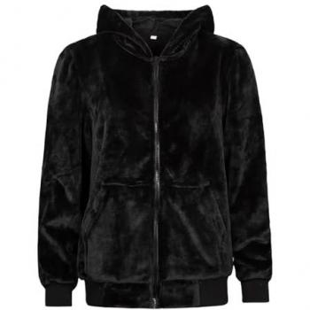 Winter Sweatshirt Blanket Hoodie – Black Heat Holder L/XL