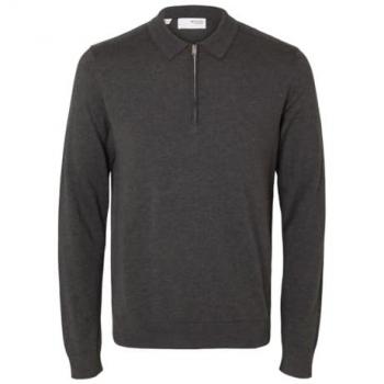Maglia pullover SLHBerg nero antracite