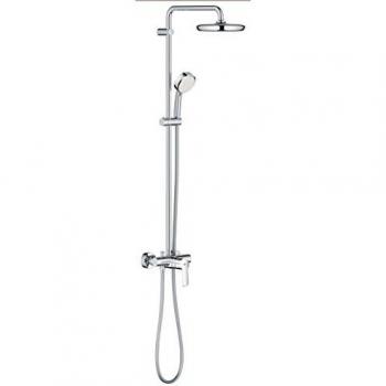 Grohe Tempesta Cosmopolitan System 210 Shower System with Single Lever Mixer for Wall Mounting, Chrome