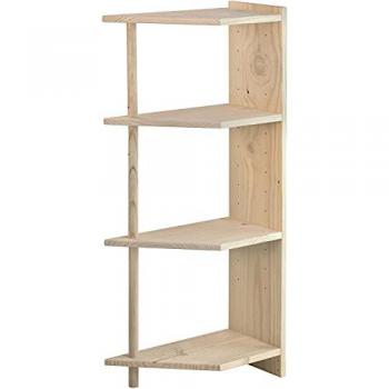 Estantería de madera en kit Gala 120.7x49.8x25 cm beige