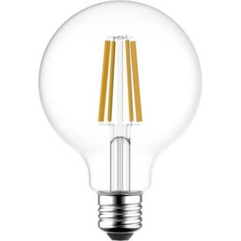 Blulaxa LED Glühbirne G95, E27 Fassung, 810 Lumen, warmweißes Licht