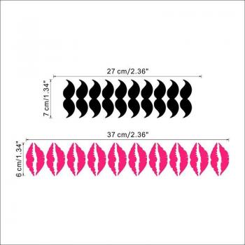 Autocollant Cils Glamour Salon
