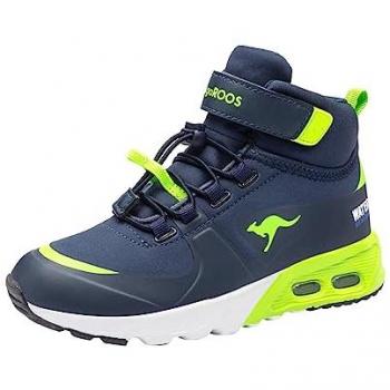 KangaROOS Jungen Sneaker KX-Hydro in Dunkelblau-Limette