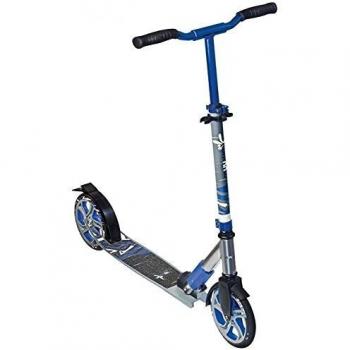 Muuwmi Monopattino Grigio/Blu Deluxe 205 mm
