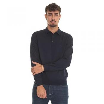Boss Bono Long Sleeve Polo Dark Blue male 2XL