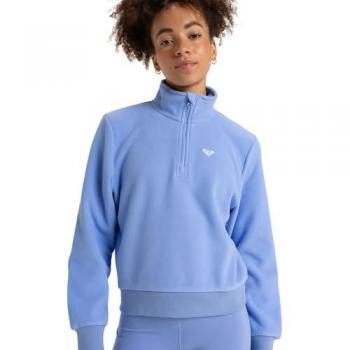 Felpa Roxy Con Zip Sottile “Ondate di Tiepido” – Verde