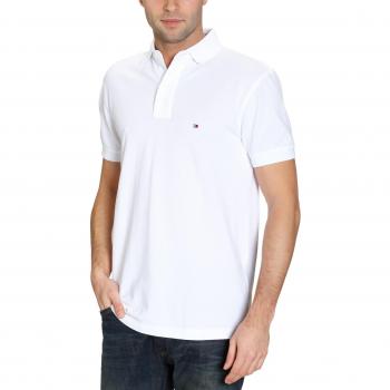 Polo Tommy Hilfiger Core S/SL, Blanco