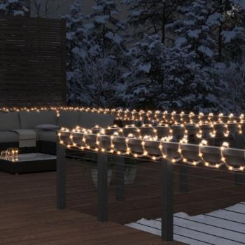 VidaXL 10m LED Rope Light Warm White