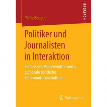 Politiker und Journalisten in Interaktion
