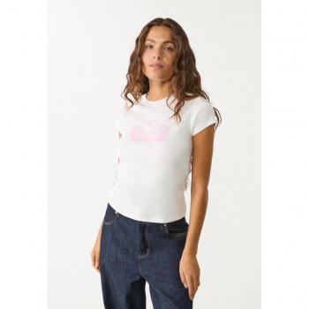 Top Rosa Pastello S Fitted Stradivarius