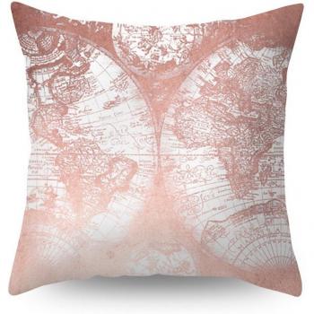 Funda de Almohada Cuadrada de Poliéster 45x45cm
