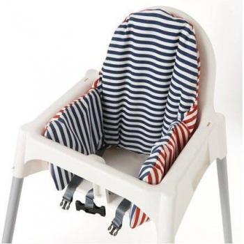 Housse ergonomique pour chaise à manger bébé – coussin d’appui et tapis anti‑glissade