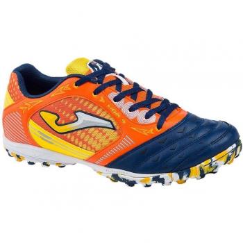Calcetto Joma Liga 5 AW 608 Conjunto Azul y Naranja 42.5