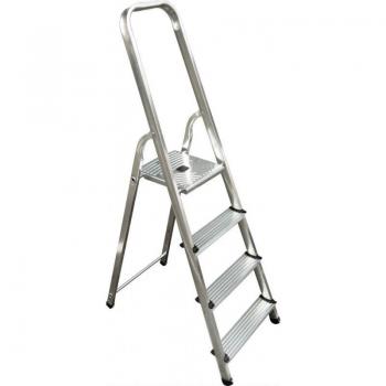 Escabeau pliable en aluminium à 4 marches