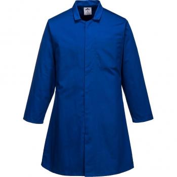 Chemisier métier 4XL bleu royal, une poche – Agroalimentaire