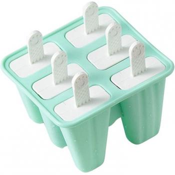 Moldes para Paletas de Silicona Sin BPA 6 Unidades