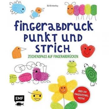 Emberley Ed Fingerabdruck Punkt und Strich Zeichenspaß auf Fingerabdrücken