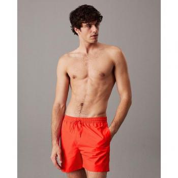Calvin Klein Men’s Medium Swim Shorts “Red Flame” – 37/36/32