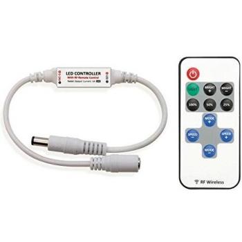 Variateur d'intensité LED avec télécommande 1 Canal 12-24V