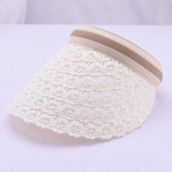 Outdoor Lace Sun Visor Cap for Women