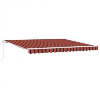 VidaXL Antracit Retrattile 350x250 cm Tenda in Tessuto & Metallo