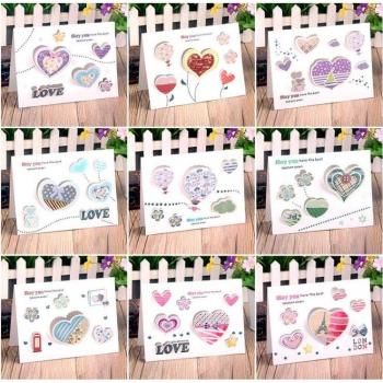 3D Glitter Birthday and Wedding Greeting Cards