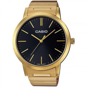 LTP‑E118G Casio – Unisex Analog‑Uhr aus Edelstahl, Quarzbetrieb