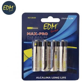 Baterías Alcalinas Duraderas AA LR06 1,5V (Paquete de 4 Unidades)