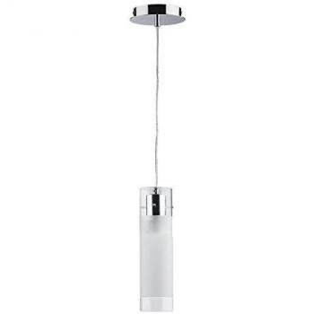 Netlighting Flam 1 Light Small Ceiling Pendant in Chrome (E27)