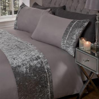 Sienna Lorenza Crushed Velvet Duvet Set