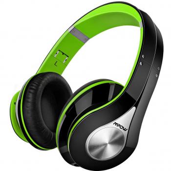 Mpow Ergonomische Bluetooth Kopfhörer, faltbare Over Ear Headsets mit weichen Ohrenschützern und Mikrofon für Handy und TV