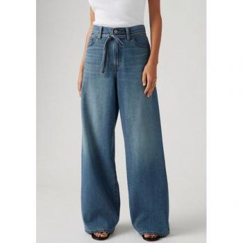 Levi's V1000A8701: Jeans XL Rectos en Lino y Denim Azul para Mujer