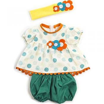 Conjunto calor blusa y vestido muñecos 38-40 cm amarillo