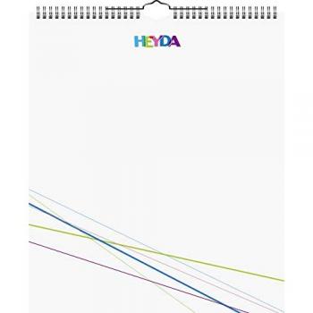 Calendrier perpétuel 29x35 blanc créatif