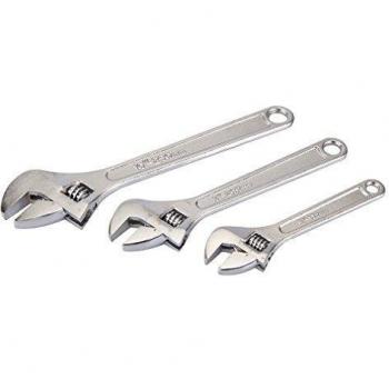 Llaves inglesas ajustables Silverline WR03, 3 pzas