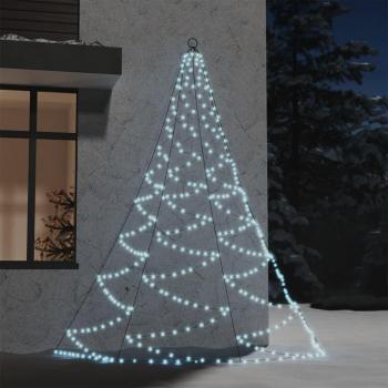 Navidad Iluminada 260 LED en Eje de Pared