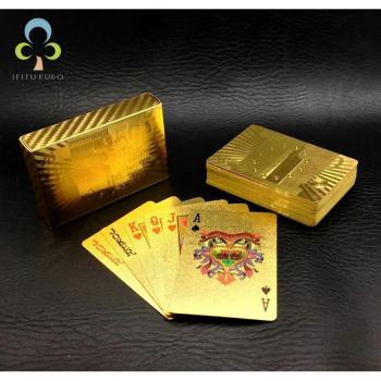 Gold Foil Poker Cards