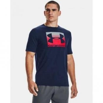 Under Armour Sportstyle Boxed T-Shirt Navy L42/44 male