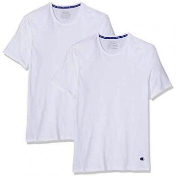 T-Shirt Champion 2 Unità Uomo Bianco S