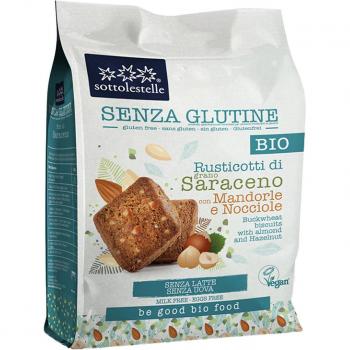 10 x Galletas de trigo sarraceno con almendras y avellanas Bio 250 g