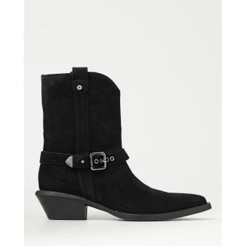 Stivaletto PINKO Fibbia Camoscio Nero 39