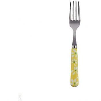 16 cm Yellow Cake Fork – Sabre Marguerite Design
