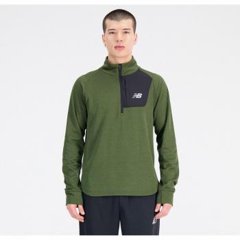 New Balance Herren NB Heat Grid Pullover, grün, Größe S