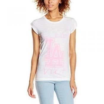 Camiseta de Pijama C'est la Vie, Happiness, Mujer, Blanco, L
