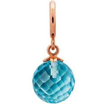 Abalorio Endless Love Drop azul en plata