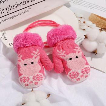 Manoplas de invierno para bebés y niños, guantes de terciopelo, 1 par