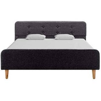 VidaXL Soft Grey Fabric Bed Support, 120x200 cm