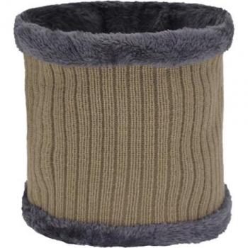 Unisex Knitted Skull Cap with Scarf