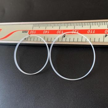Crystal Glass White Plastic Gasket